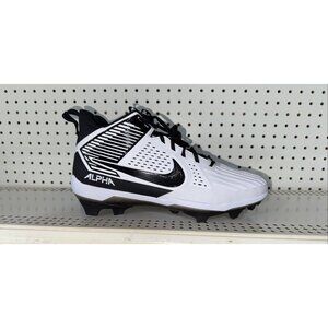 Nike Alpha Menace Strong Mens Football Lineman Cleats Size 14 White Black